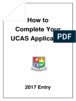 How To Complete Your UCAS Application 2017