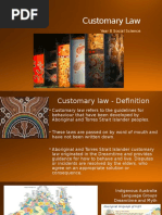 Final Yr 8 WK 9 Customary Law