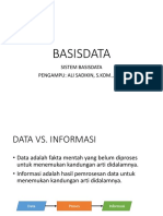 BASIS DATA 01 - Sistem Basisdata