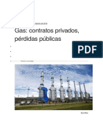 Gas, Contratos Privados, Perdidas Publicas- h. Campodonico