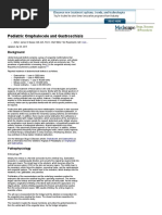 Pediatric Omphalocele and Gastroschisis - Background, Pathophysiology, Epidemiology PDF