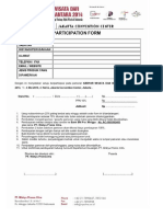 Form Pendaftaran Pameran JCC