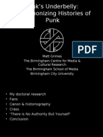 Punk's Underbelly: De-Canonizing Histories of Punk