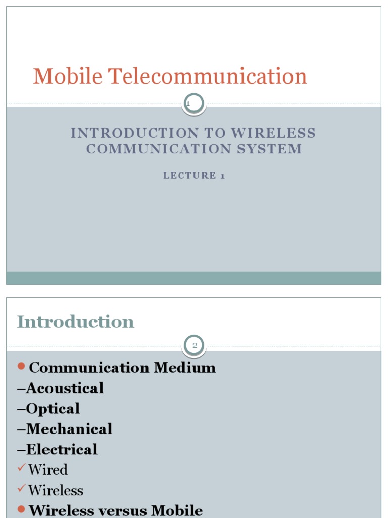Wireless Communication Basics | PDF | Duplex (Telecommunications ...