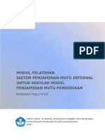 Modul Pelatihan SPMI Untuk Pelatihan Kepada Sekolah