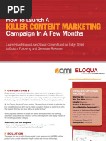 Eloqua CMI CaseStudy