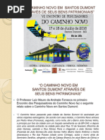 Caminho Novo Em Santos Dumont Através de Seus Bens Patrimoniais