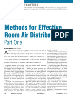 Methods For Effective Room Air Distribution, Part 1