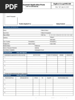 Employment Application Form 