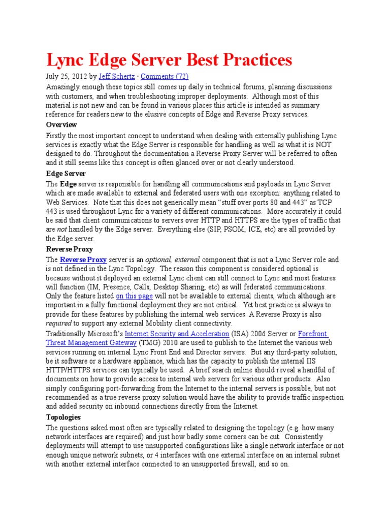 Lync Edge Server Wildcard Certificate Guide | PDF | Session Initiation ...