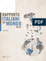 Il Rapporto Italiani Nel Mondo 2016