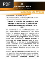 El Gobierno Quiso Censurar Una Película Sobre Malvinas