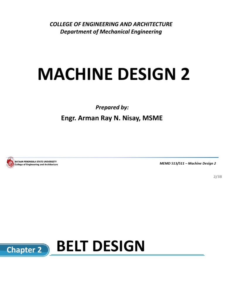 Types of Belts in Machine Design | PDF | Belt (Mechanical ...
