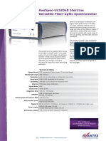 32-34 AvaSpec-ULS2048 StarLine Versatile Fiber-Optic Spectrometer