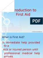 Introduction To First Aid