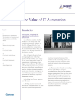 Gartner Publication - The Value of It Automation PDF