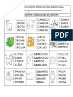 Avaliação Das Habilidades de Leitura Segundo Ano