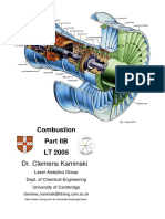 Combustion Part IIB LT 2005: Dr. Clemens Kaminski