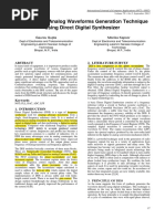 An Improved Analog Waveforms Generation Technique Using Direct Digital Synthesizer