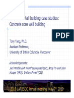 PEER-CSSC Tall Building Case Studies: Concrete Core Wall Building