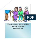 Penyuluhan Kesehatan Lansia Tentang Menopause