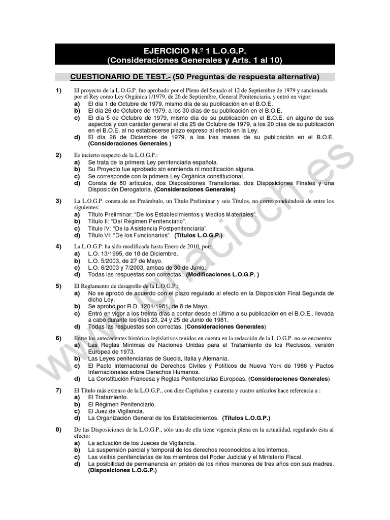 Muestra Test Logp | PDF | Prisión | Rehabilitación (Penología)