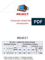 ME401T CAD Introduction