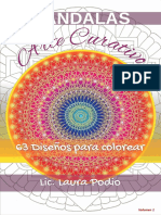 LIBRO ARTE CURATIVO - 63 Diseños para Colorear