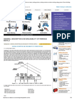 General Description and Weldability of Ferrous Metals, Welding Positions, Welding Machines and Other Weliding Cutting Systems Plasma Weld