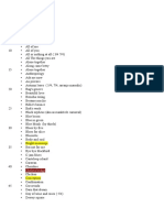 lista de temas de memória