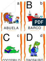 Abecedario Con Tarjetas a Colores