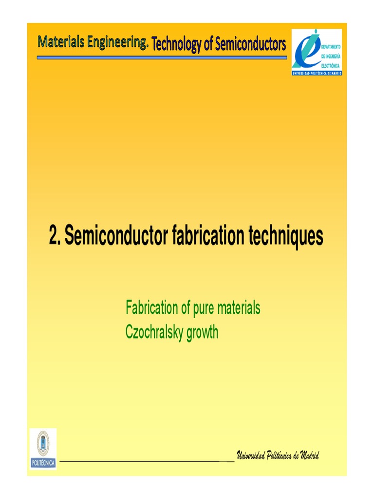 Surf Engineering 3 Silicon Fabrication PDF Silicon Epitaxy