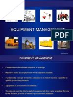 Equipment Management - Mr. Gautam Arora