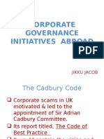 Corporate Governance Initiatives Abroad: Jikku Jacob