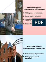 Ron Clark's Charismatic vs Bureaucratic Leadership Styles