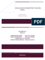 Teknologi Pengolahan Konsentrat Secara Kimia