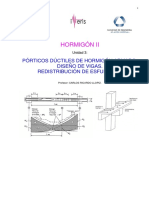 PÓRTICOS DÚCTILES DE HORMIGÓN ARMADO - DISEÑO DE VIGAS. REDISTRIBUCIÓN DE ESFUERZOS.pdf