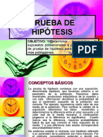 Pruebas de Hipótesis