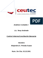 Control Interno-Conciliacion Bancaria - Alejandra E Pineda Suazo-Cta 31121491