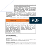 Marco Teorico para La Organizacion Del Simulacro de Sismo Nocturno Del Dia 13