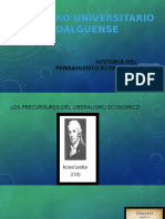 Historia Del Pensamiento Economico Expocision Terminada