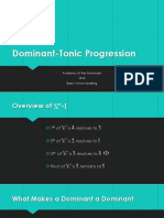 Dominant-Tonic Progression