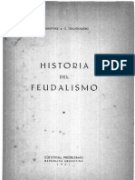 História Del Feudalismo - A Gokovsky y O Trachtenberg - 1942