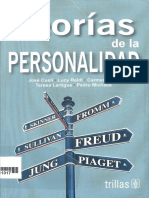 Teorías de La Personalidad - José Cueli PDF