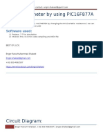 Digital Volt Meter by Using PIC16F877A A