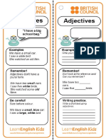 Grammar Reference Card