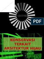 Konservasi Terkait Arsitektur Hijau