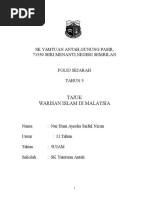 Nota Sejarah Tahun 5 Bab 1