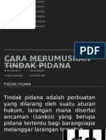 Cara Menentukan Tindak Pidana