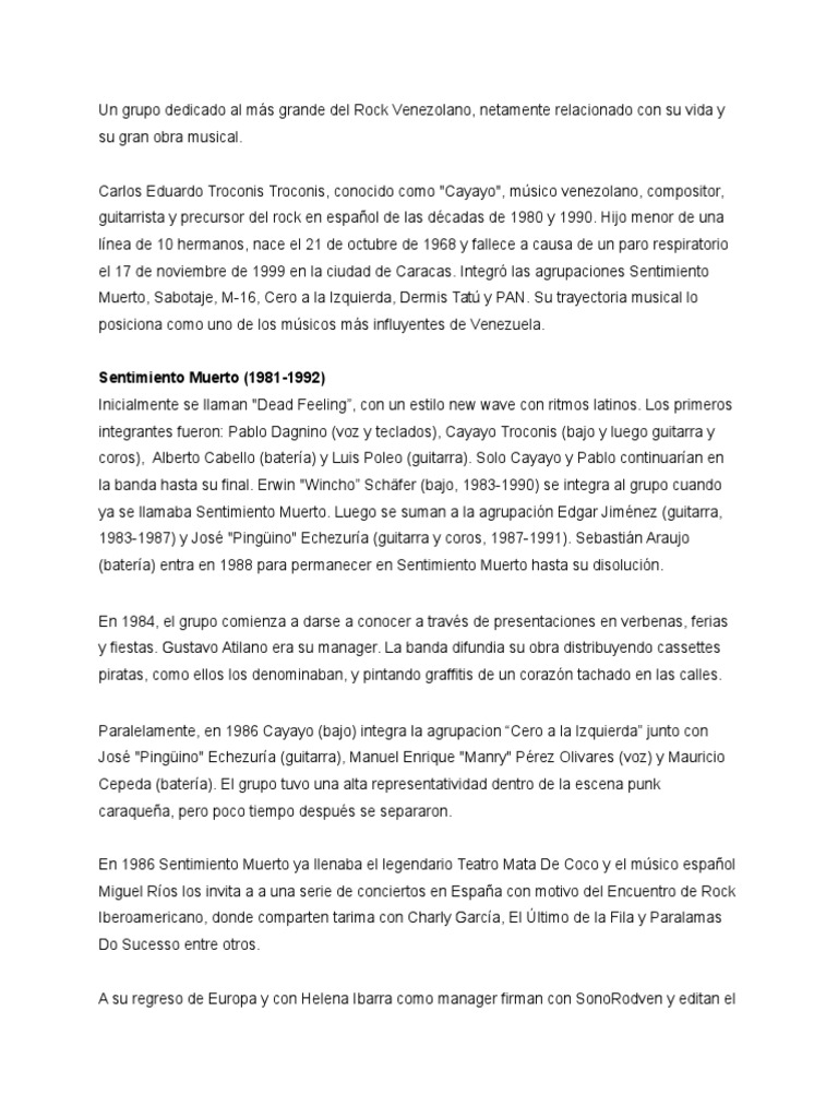 Bio Cayayo Troconis PDF